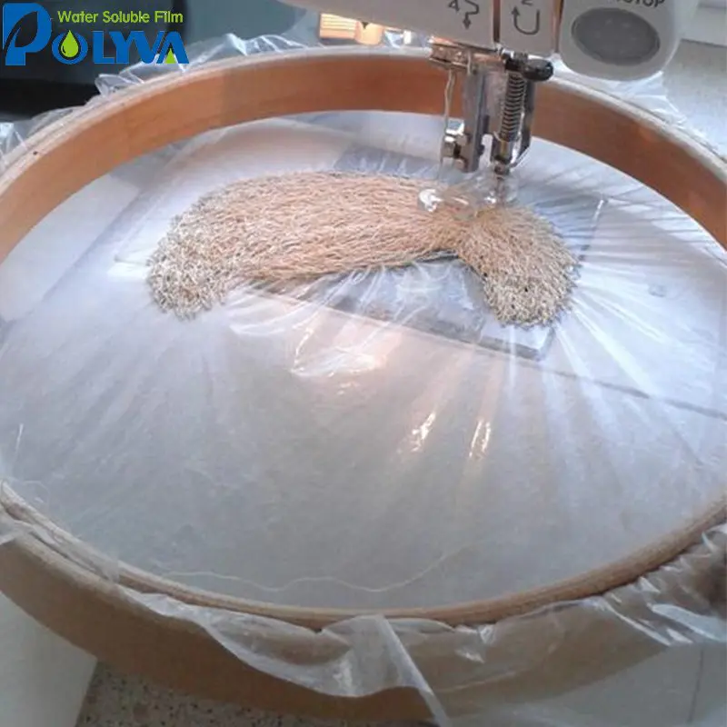 cold water soluble PVA film for Computer Embroidery