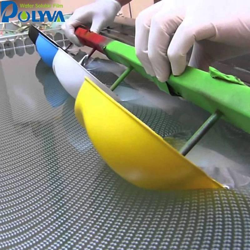 Película PVA soluble en agua de impresión de impresión de transferencia de agua