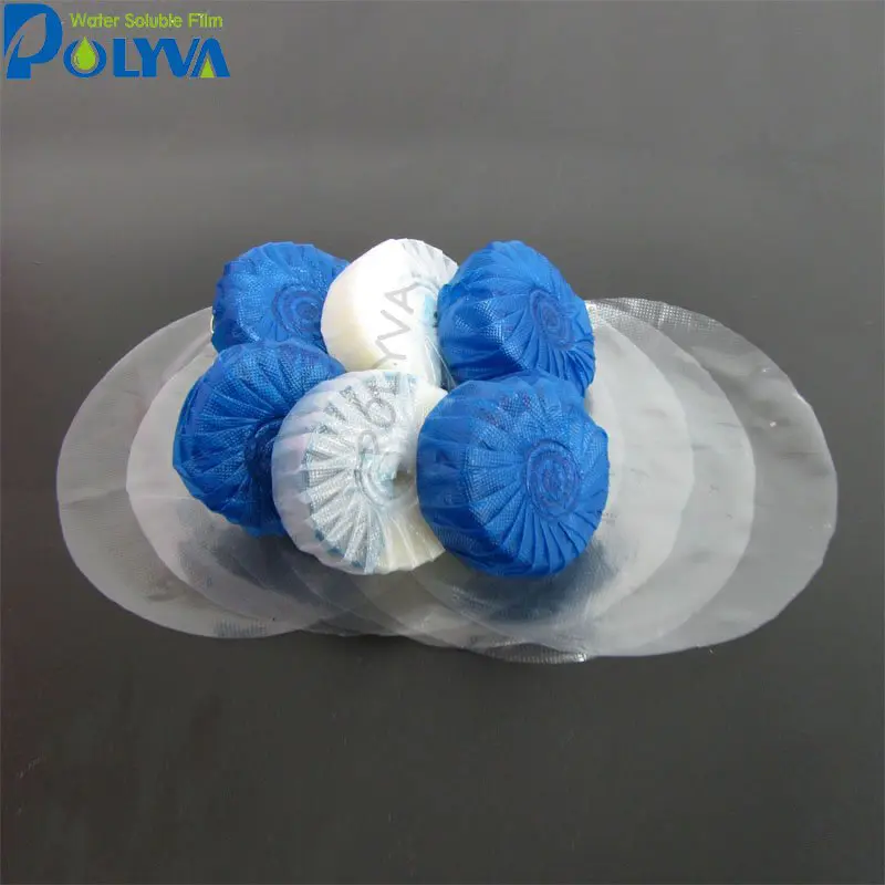 Toilet bowel cleaner PVA water soluble film