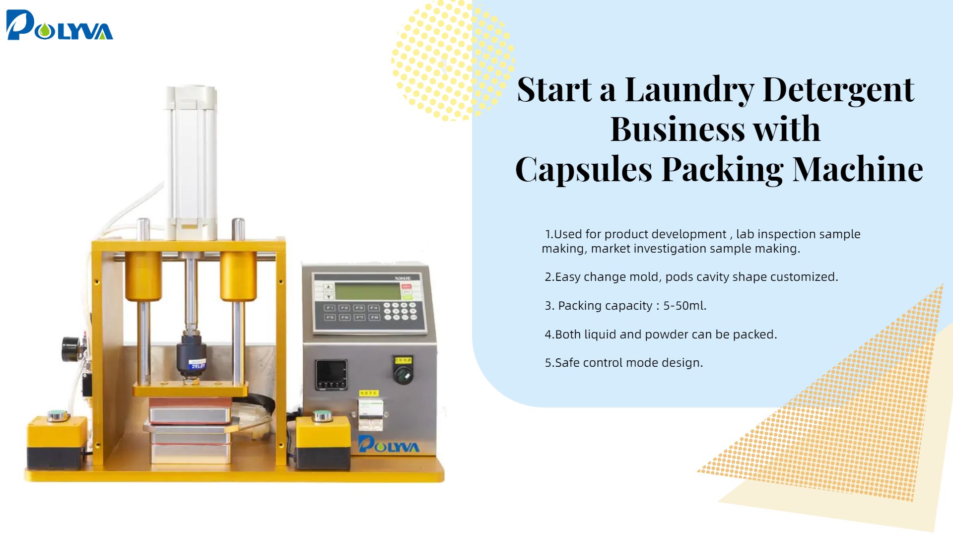 Start A Laundry Detergent Business With Capsules Packing Machine