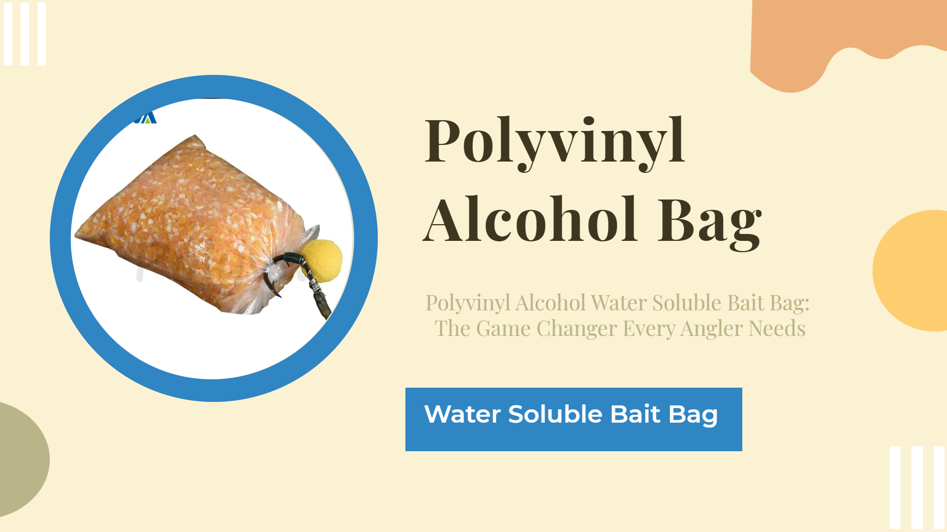 Polyvinyl Alcohol Water Soluble Bait Bag The Game Changerpolyva