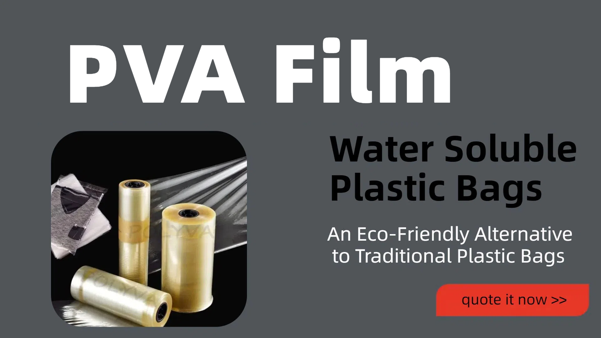 Eco-friendly Water Soluble Plastic Bags | Polyva