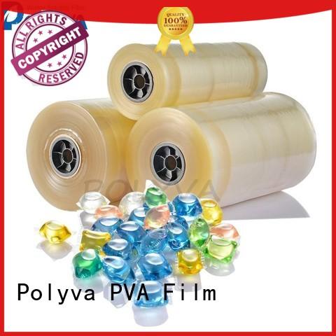 POLYVA Vinyl dissolvable plastic bags directly sale for makeup