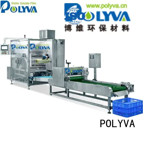 Custom nzc nzd water soluble film packaging POLYVA automatic