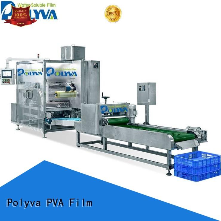POLYVA cost-effective water soluble film packaging design for liquid pods
