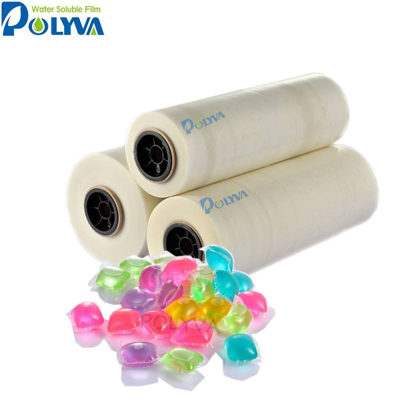 POLYVA Laundry detergent pods cold water soluble pva film Cosmetic PVA Water Soluble Film image11