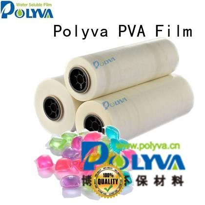 Quality POLYVA Brand water soluble film suppliers soluble oem pods liquidpowder