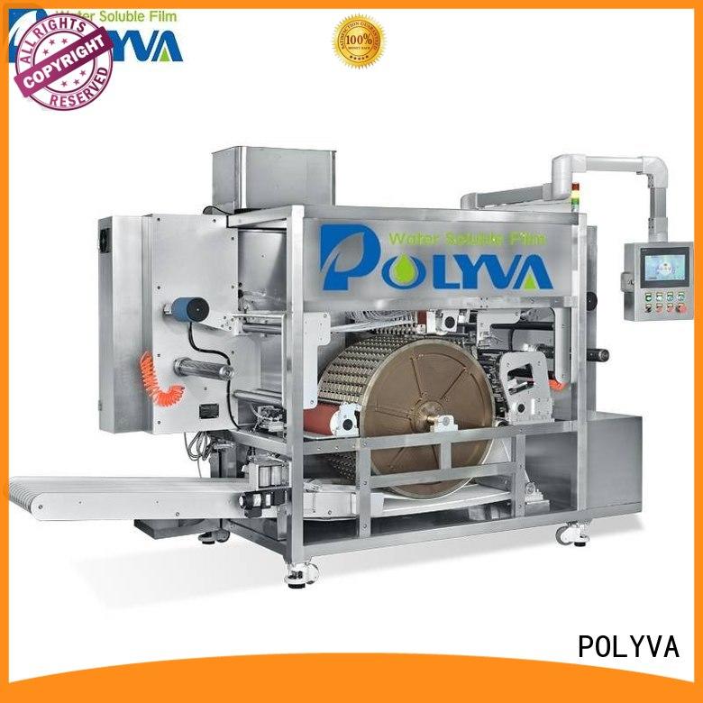 water soluble film packaging rotary drum-type for powder pods POLYVA