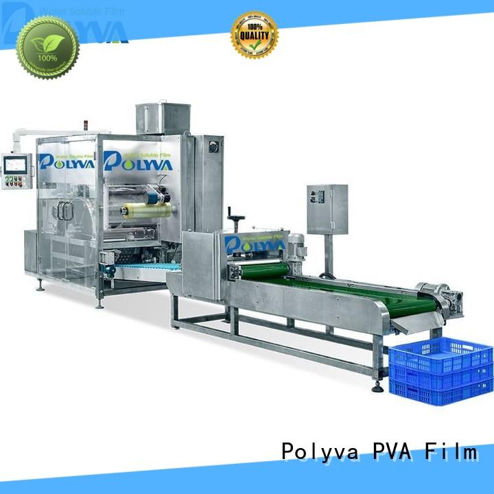 POLYVA high capacity water soluble film packaging supplier for oil chemicals agent