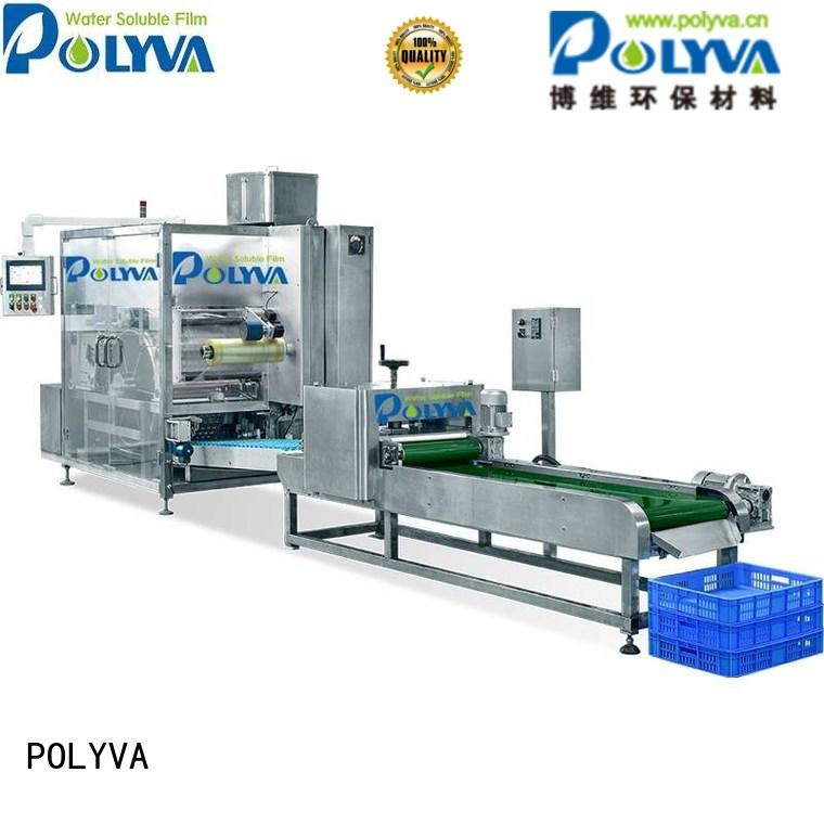 POLYVA Brand laundry water soluble film packaging automatic factory
