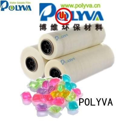 water soluble film suppliers cold pods packaging POLYVA Brand
