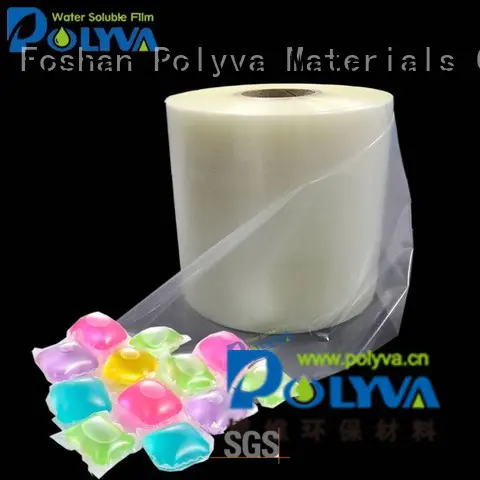 Hot soluble water soluble film suppliers packaging POLYVA Brand