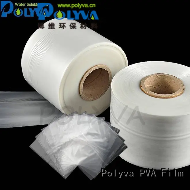 Custom environmentally dissolvable plastic friendly POLYVA