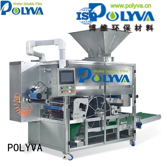 automatic Custom powder packaging water soluble film packaging POLYVA pods