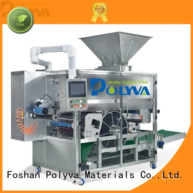 POLYVA high capacity water soluble film packaging for powder pods