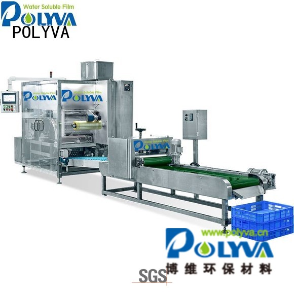 pda water soluble film packaging laundry POLYVA company