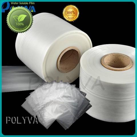 POLYVA real water soluble plastic bags factory for solid chemicals