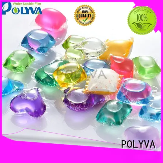POLYVA laundry detergent water soluble film series for makeup