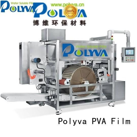 laundry pod machine laundry water soluble film packaging POLYVA Brand