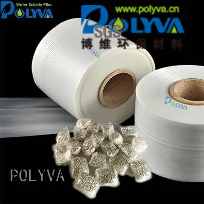 nontoxic individually dissolvable plastic POLYVA Brand
