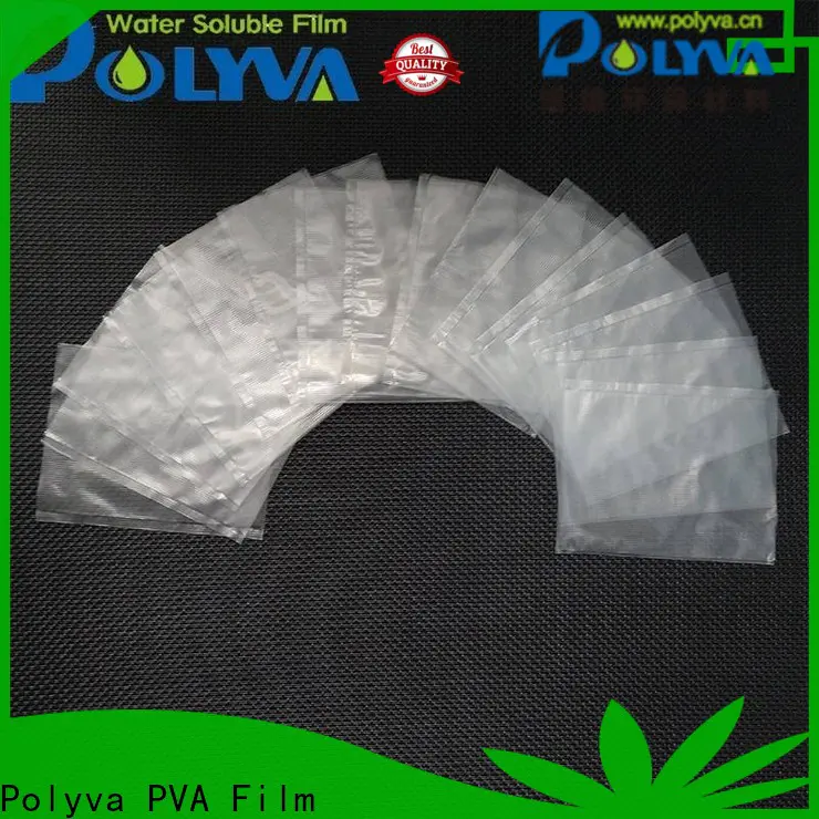 POLYVA eco-friendly dissolvable bags manufacturer for solid chemicals
