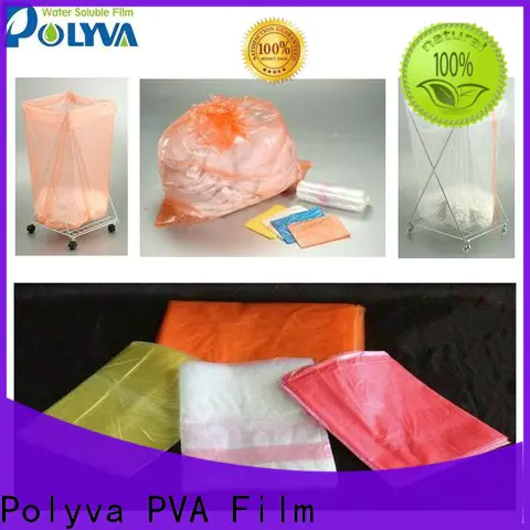 POLYVA plastic bags that dissolve in water with good price for garment