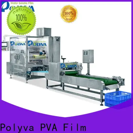 POLYVA water soluble packaging supplier for powder pods