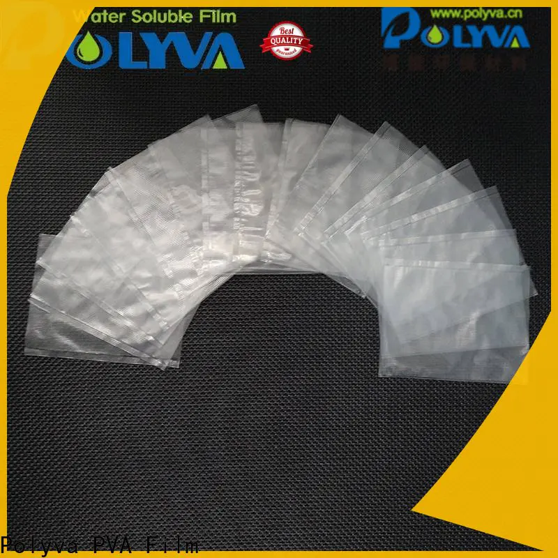 POLYVA high quality water soluble plastic bags manufacturer for solid chemicals