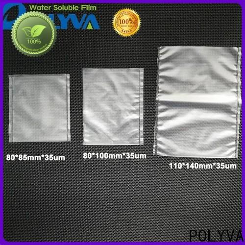 POLYVA eco-friendly water soluble laundry bags factory for solid chemicals