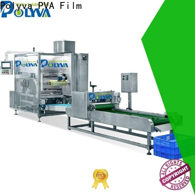 POLYVA water soluble film packaging personalized for powder pods