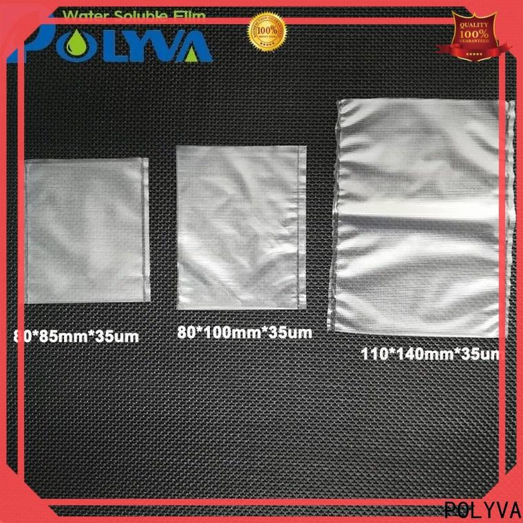 eco-friendly pva water soluble film series for solid chemicals