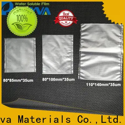 POLYVA eco-friendly water soluble plastic bags factory price for granules