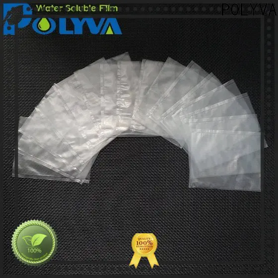 POLYVA eco-friendly water soluble laundry bags with good price for agrochemicals powder