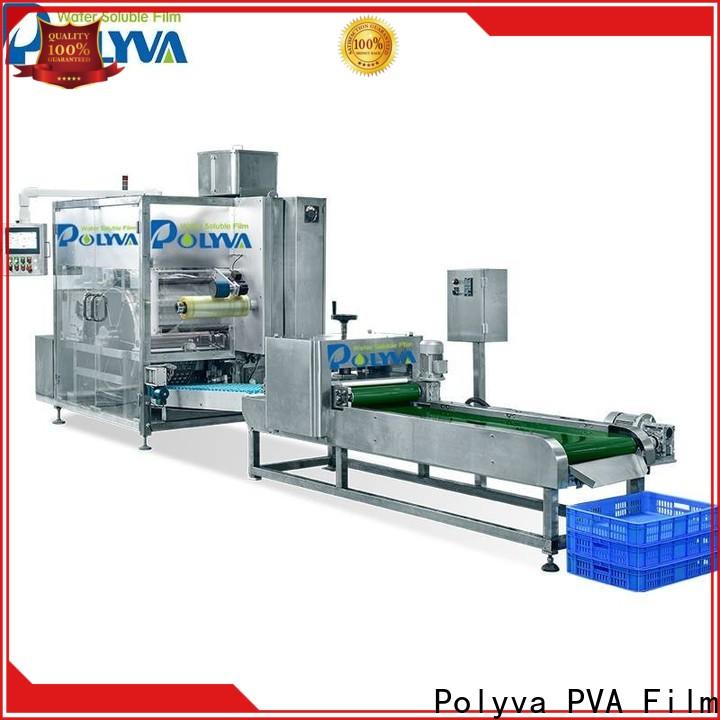 POLYVA water soluble film packaging supplier for liquid pods