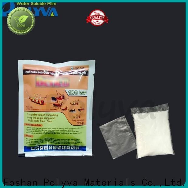 POLYVA high quality water soluble plastic bags factory for solid chemicals
