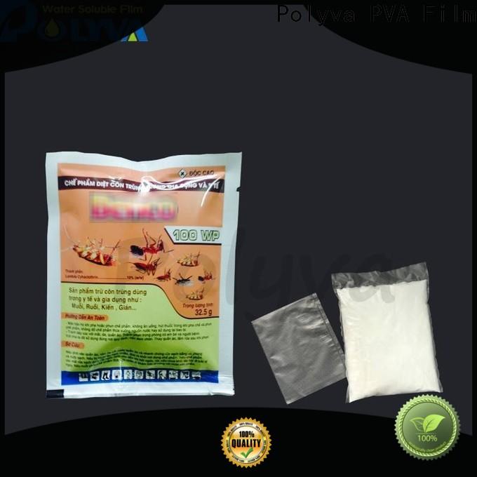POLYVA eco-friendly water soluble plastic bags with good price for agrochemicals powder