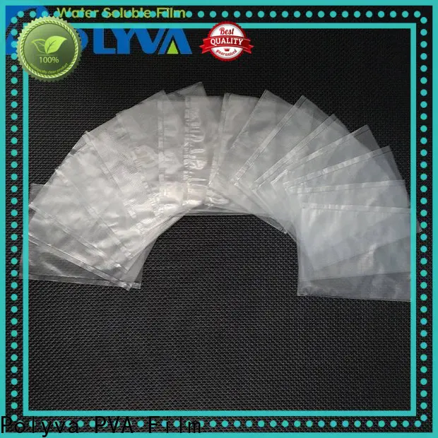 POLYVA advanced water soluble plastic bags factory price for solid chemicals