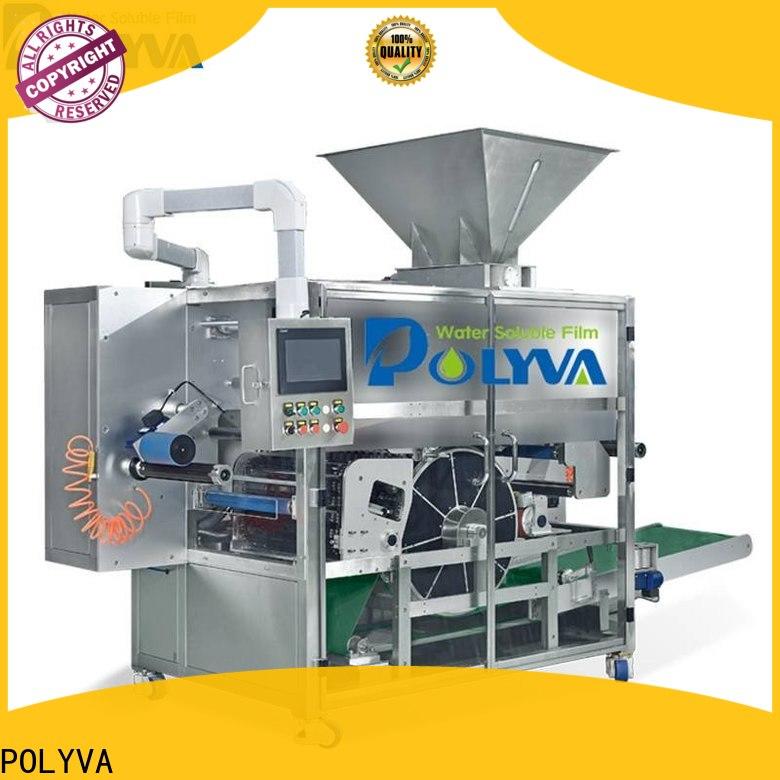 POLYVA water soluble packaging personalized for liquid pods