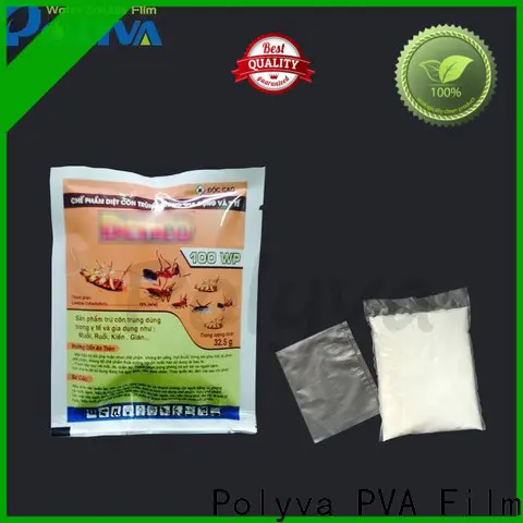POLYVA advanced water soluble plastic bags with good price for solid chemicals
