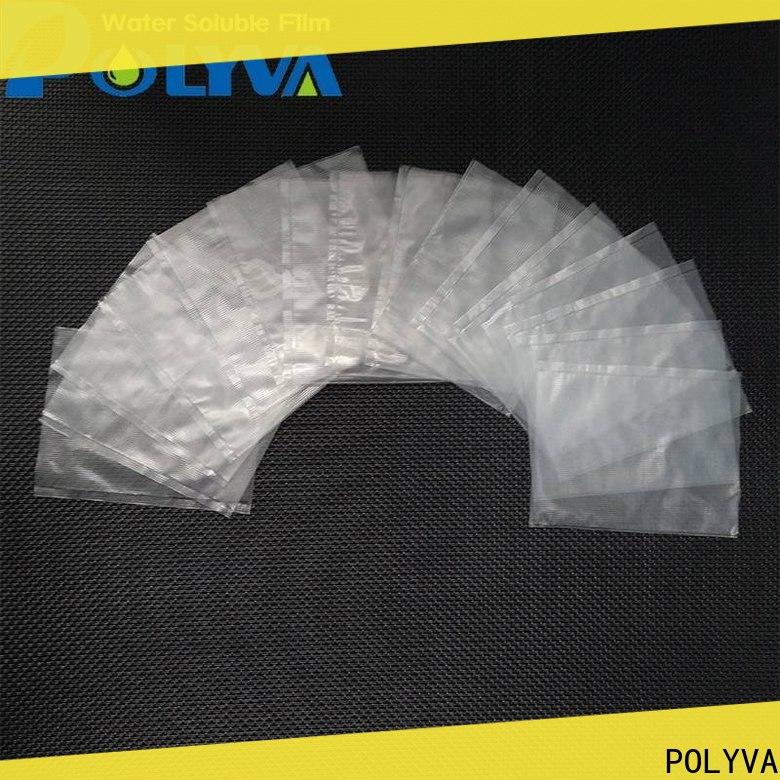 POLYVA advanced water soluble plastic bags series for solid chemicals