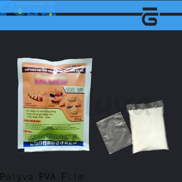 POLYVA advanced water soluble plastic bags with good price for agrochemicals powder