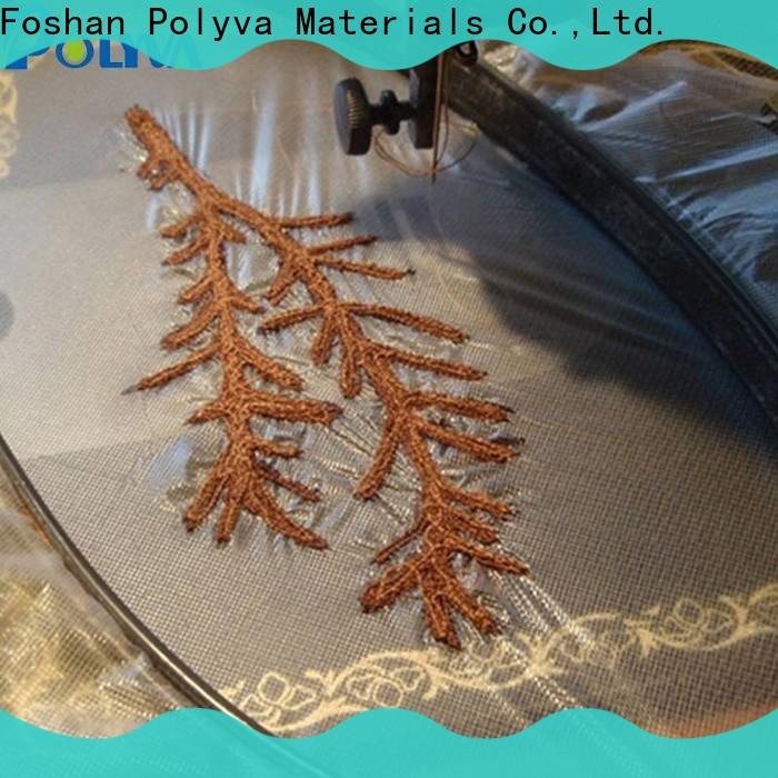 POLYVA eco-friendly plastic bags that dissolve in water factory direct supply for computer embroidery