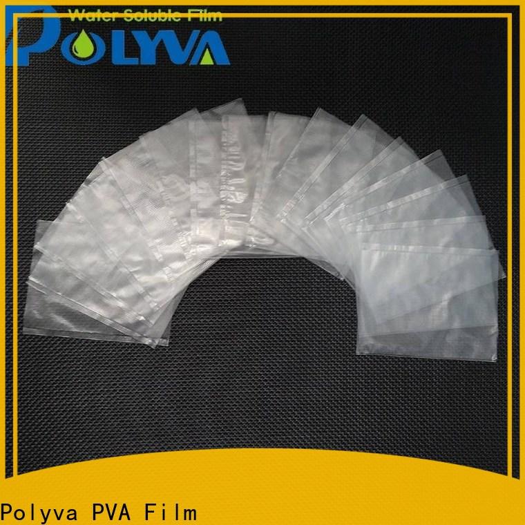 POLYVA dissolvable plastic manufacturer for solid chemicals
