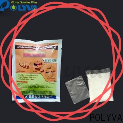 POLYVA water soluble plastic bags factory price for agrochemicals powder