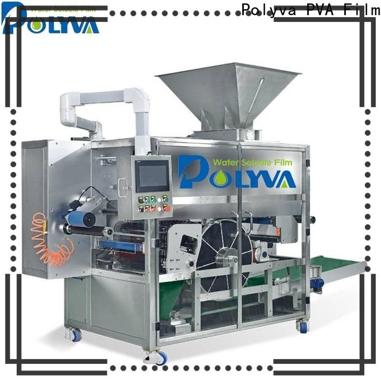 POLYVA water soluble film packaging manufacturer for liquid pods