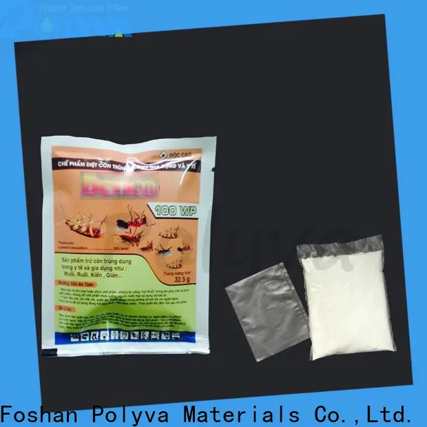 POLYVA eco-friendly water soluble laundry bags factory price for granules