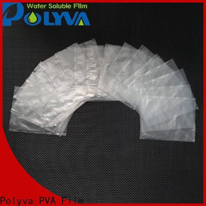 POLYVA popular water soluble plastic bags factory for agrochemicals powder