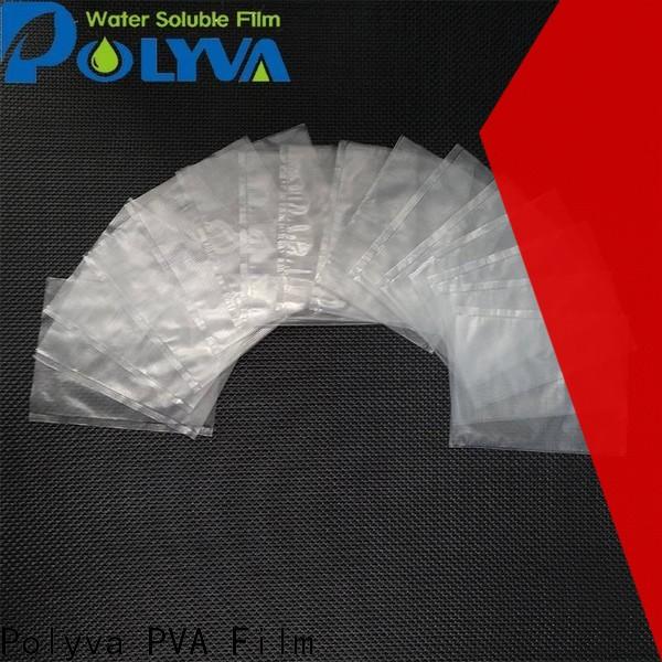 POLYVA high quality water soluble plastic bags factory for agrochemicals powder