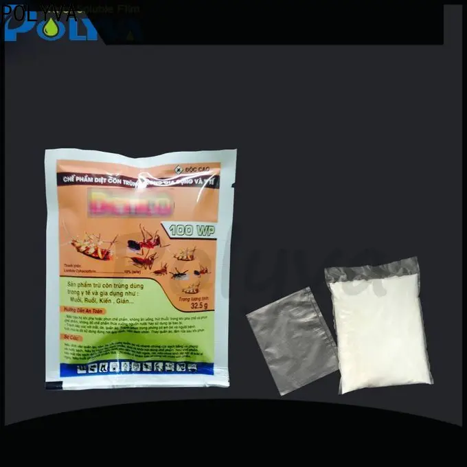 POLYVA dissolvable bags factory price for solid chemicals