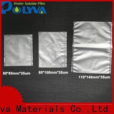 eco-friendly water soluble laundry bags series for solid chemicals